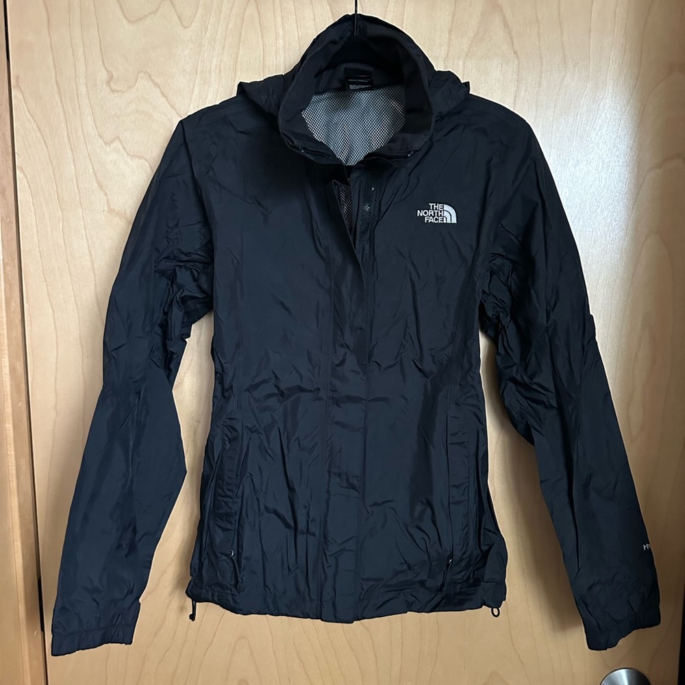 Black The North Face Rain Jacket/Wind Breaker Size S